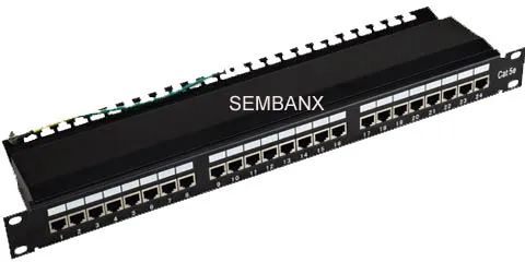 Cat5e Ftp Shielded 24 Ports Patch Panel 