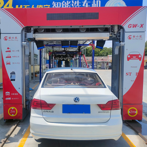 Installazione della stazione di benzina norvegese di motivi di lavatrice automatica per computer per computer