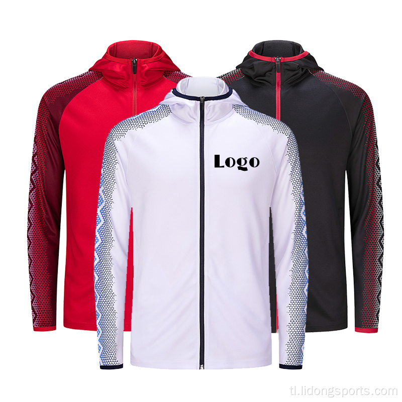 Magaan ang polyester pullover hoodie sport sport jacket