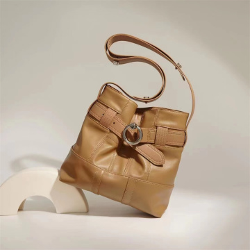 वास्तविक चमड़े की फ्रांसीसी शैली नाजुक भाग्यशाली बैग क्रॉसबॉडी