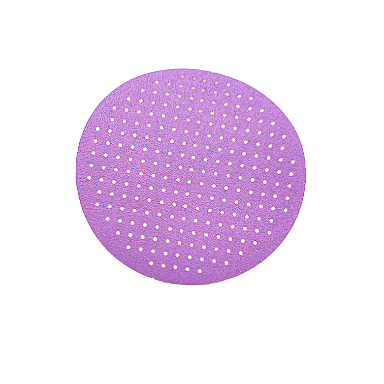 Multi-Hole Dustless Purple Sandpaper Sanding Discs