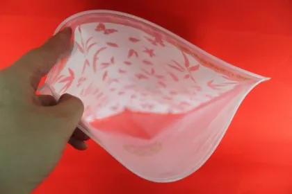 Custom Packaging Bags Green Underwear Packaging Bags