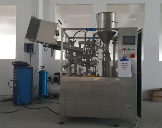 Automatic tube filling machine for paste
