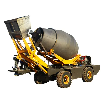 Titan New Model TL2500: Mobile Portable Cement Mortar Mixer & Self-Loading Concrete Mixer