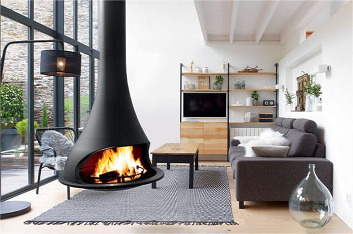 Hanging Suspended Fireplace