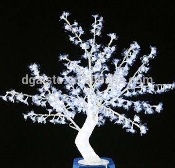 Home garden decorative 100cm Height outdoor artificial white flashing LED solar lighted up trees EDS06 1411