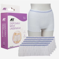Venta al por mayor de pantalones de fijación, bragas de malla, ropa interior desechable