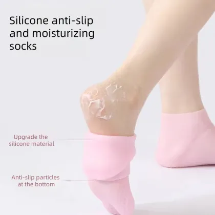 Protective Moisturizing Foot Covers with Silicone Technology