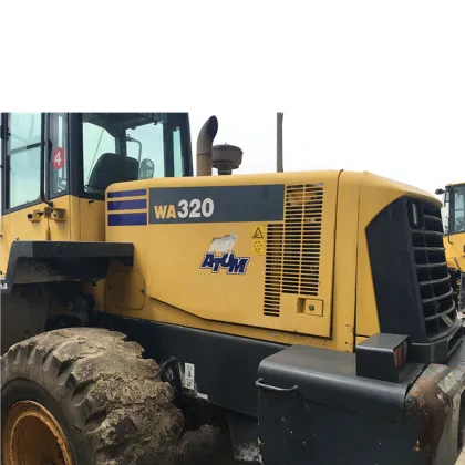 Affordable Second-hand Komatsu WA320 Wheel Loader: Original Painting, Japanese Brand