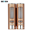 Double Liquid Shampoo Shower Gel Wall Mount Hand Soap Dispenser
