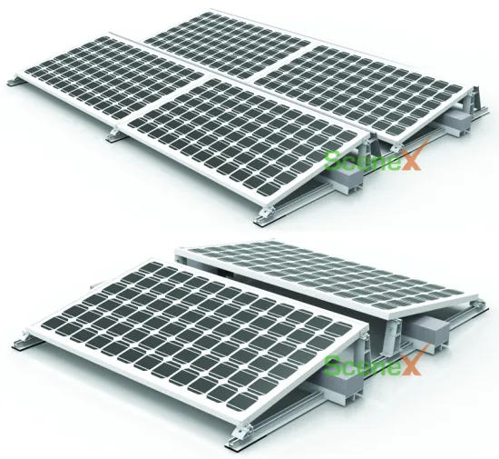 Optimal Design and Installation of Flat Roof Solar PV Systems with East-West Layout and Ballasted Mounts