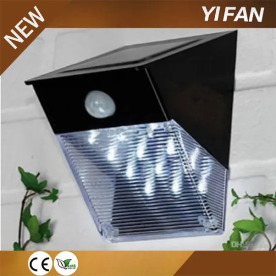 Waterproof yard garden wall led wireless solar powered motion sensor light