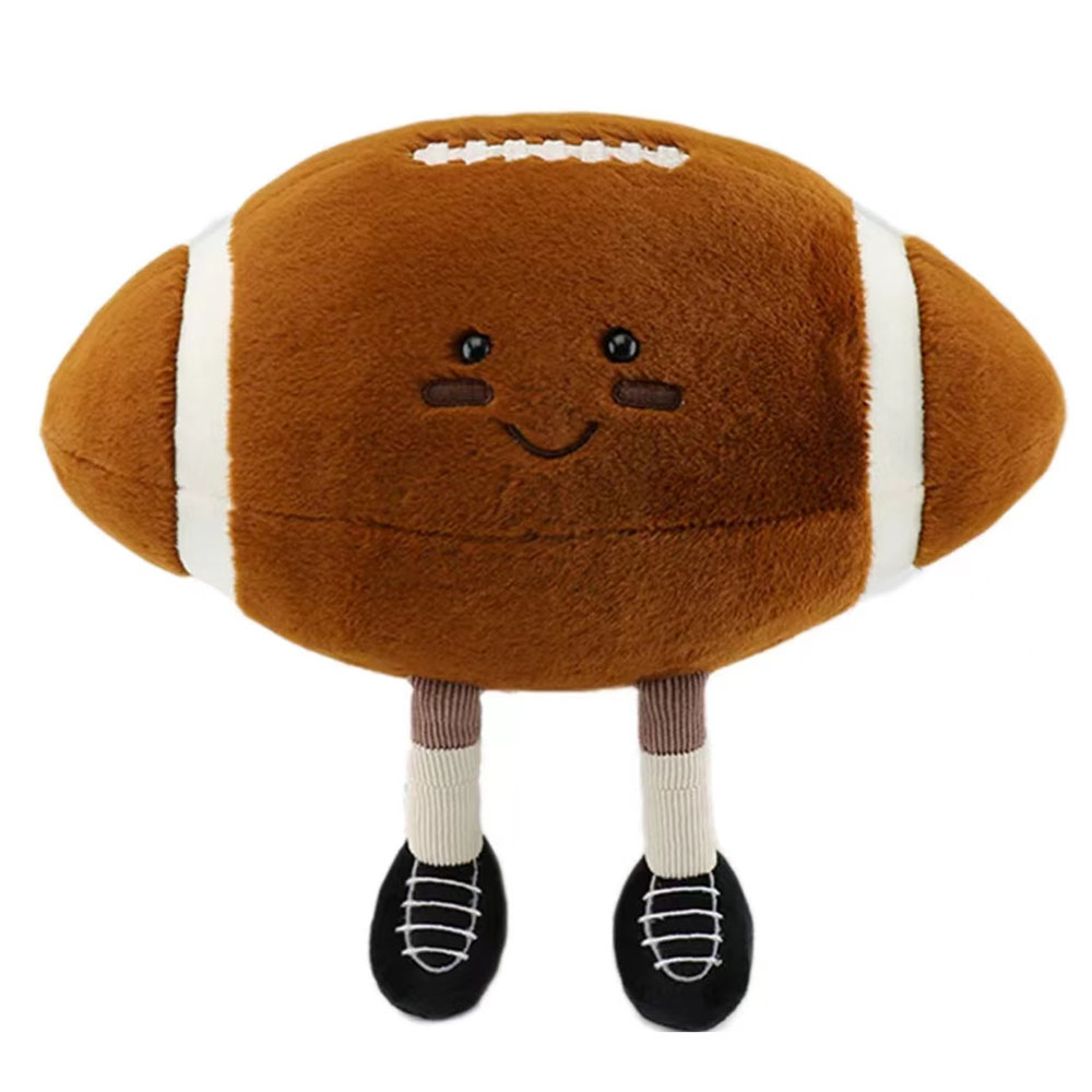 Souvenir gift of a football stuffed animal