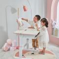 高さ調整可能な子供家具学習テーブルと椅子