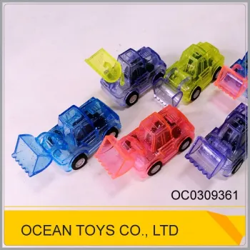 Cheap colorful mini non toxic plastic bulldozer pullback cars OC0309361