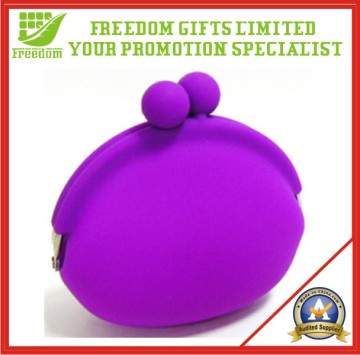 Custom Logo Printed Promotional Rubber Coin Bag (FREEDOM-SP04)
