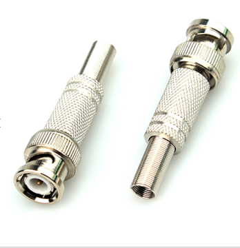 BNC male copper screw type connector for cable