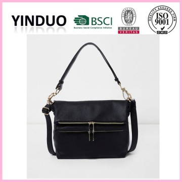 Famous brand sexy ladies beautiful long strip small black leather bags fancy new style fashion latest shoulder college bags girl