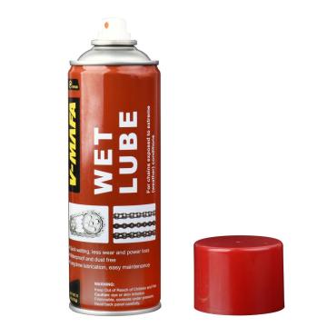 Chain Wet Lubricant Spray Aerosol for Car Care