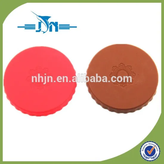 2015 New Design Cute Beer Silicone Lid, Keep Fresh Lid Cover, Sealant Lids