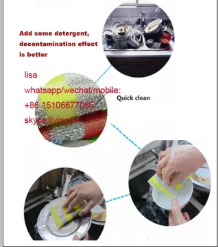 Used for kitchen cleaning sponge scrubber scourer raw material