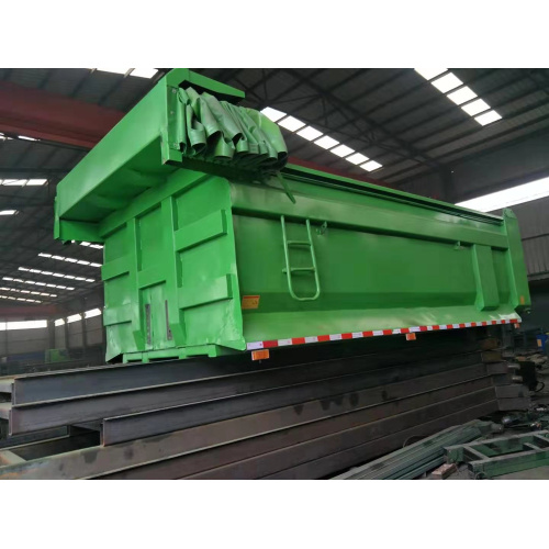 Tipper hạng nặng với hộp hàng hóa hình chữ U