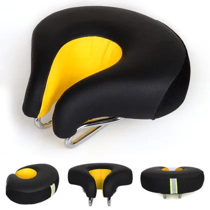 New noseless bicycle saddle