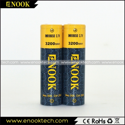 새로운 유형 ENOOK 3200mah 20A 1860 모드 배터리