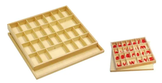 Montessori-Small Moveable Alphabet Box