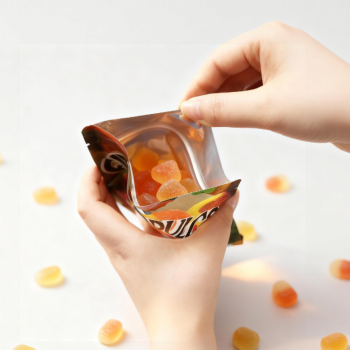 স্ট্যান্ড-আপ জিপ লক স্ন্যাক এবং কফি পাউচ