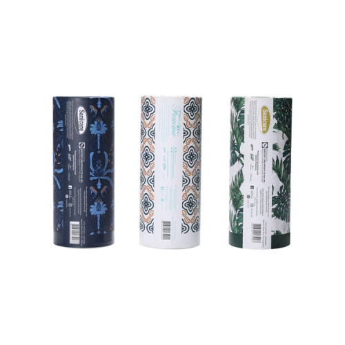Custom Printing Sanicare Tissue Napkin Paper Packaging Tubes
