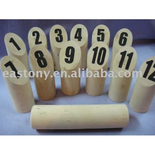 Juego de kubb de madera para Gardon o Outdoor