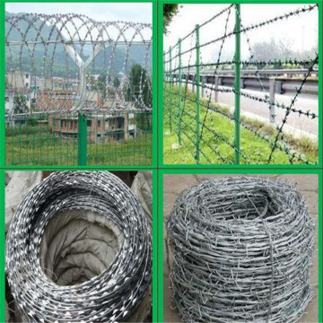 Coated Barbed wire fence with Customizable specification