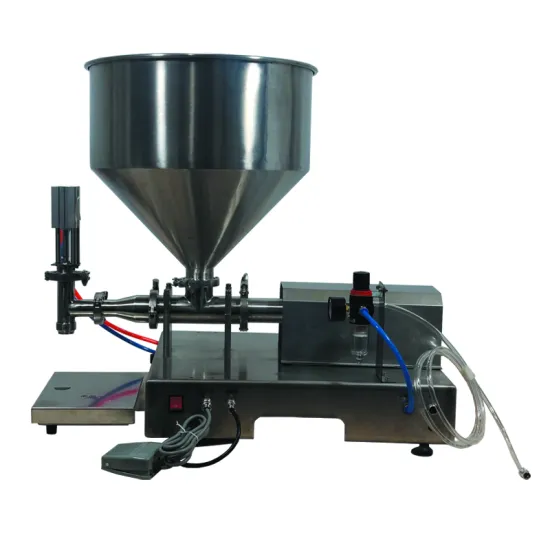 Semi-Automatic Filling Machine for Small Piston Beverage, Shampoo, Nail Cosmetics, and Plastic Bottle Liquid/Paste Products