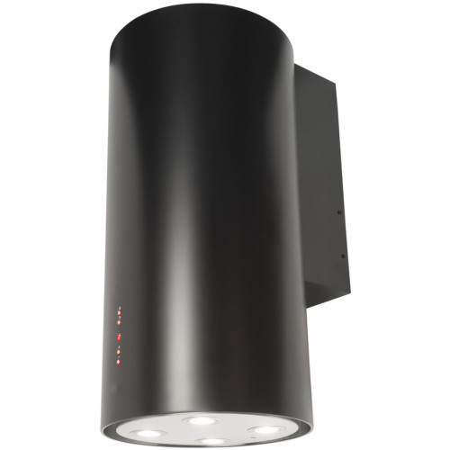 Amica Island Hoods Cylindrical Black