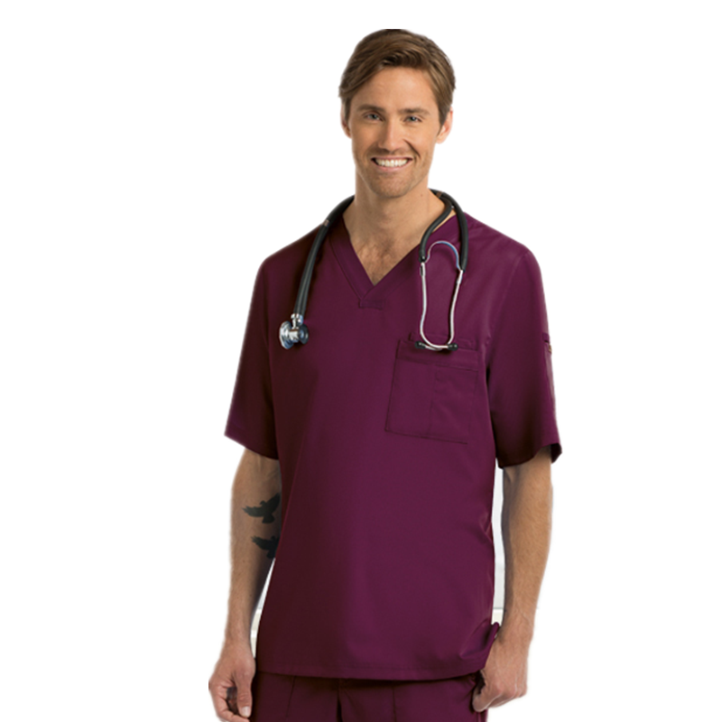 Men S 0107 Modern Fit V Neck Scrub Top6