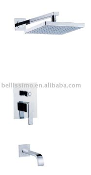 Modern Wall Concealed Shower Faucet Set BS-S91008