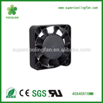 Battery driven toy car applied 4010 40mm 12V/ 24V DC Cooling Fan