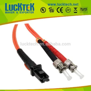 ST to MTRJ Multimode fiber patch cable, Duplex, 62.5/125, OM1