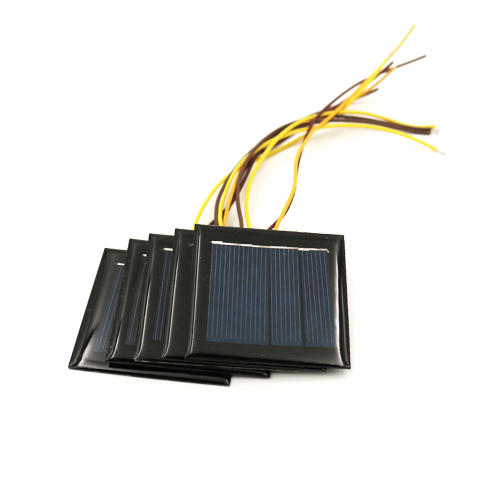 5PCS 2V 100MA Solar Cells with wire poly Li-ion Battery charger Power Bank voltage LED lamp Solar Panel 1.2 V DC