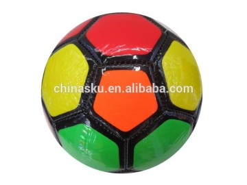 Official size standard size rainbow soccer ball