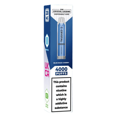 Crystal Legend 4000 Disposable Vape Box of 10