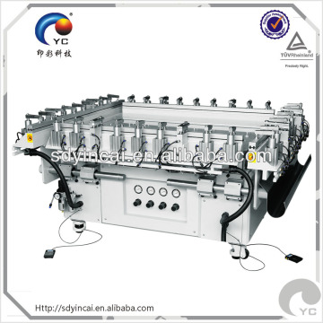 Automatic silk screen mesh stretch machine