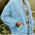 Manteau à manches longues dolman hivernale pour femmes