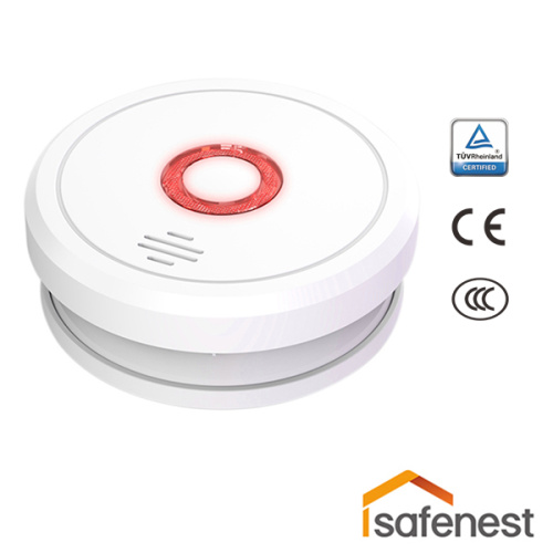 Wire Network Photoelectric Smoke Detector with CE