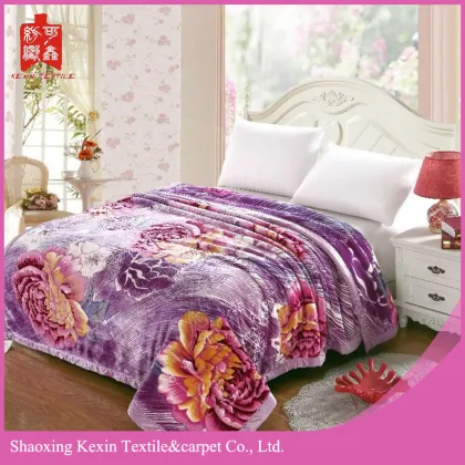 DOUBLE SIDED EMBOSSED HEAVY CLOUDY FLEECE BLANKET