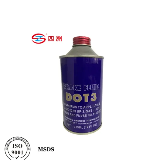 OEM Brake Fluid DOT3 MSDS SAE J1703 Sizhou Manufacturing