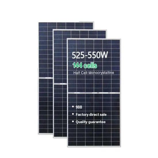 550W Solar Panel with 144 Cells, 182mm x 500w, Half-Cut Cells, PERC Technology - High Efficiency Pannelli Fotovoltaici di 550W con 144 Cellule, Lunghezza 182mm x Potenza 500w, Cellule a Metà Taglio, Tecnologia PERC - Alta Efficienza