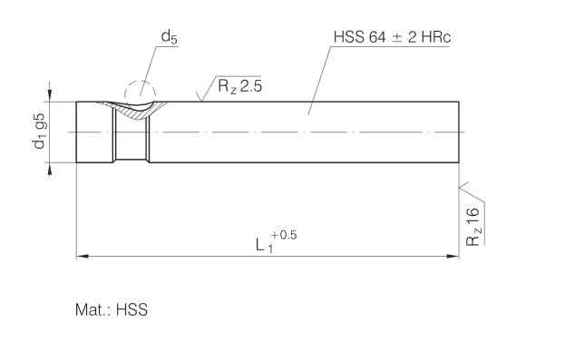 Light Duty Ball-lock Punches HSS Material