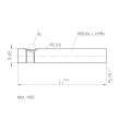 Punch Ball-lock Tugas Ringan Bahan HSS WS HWS